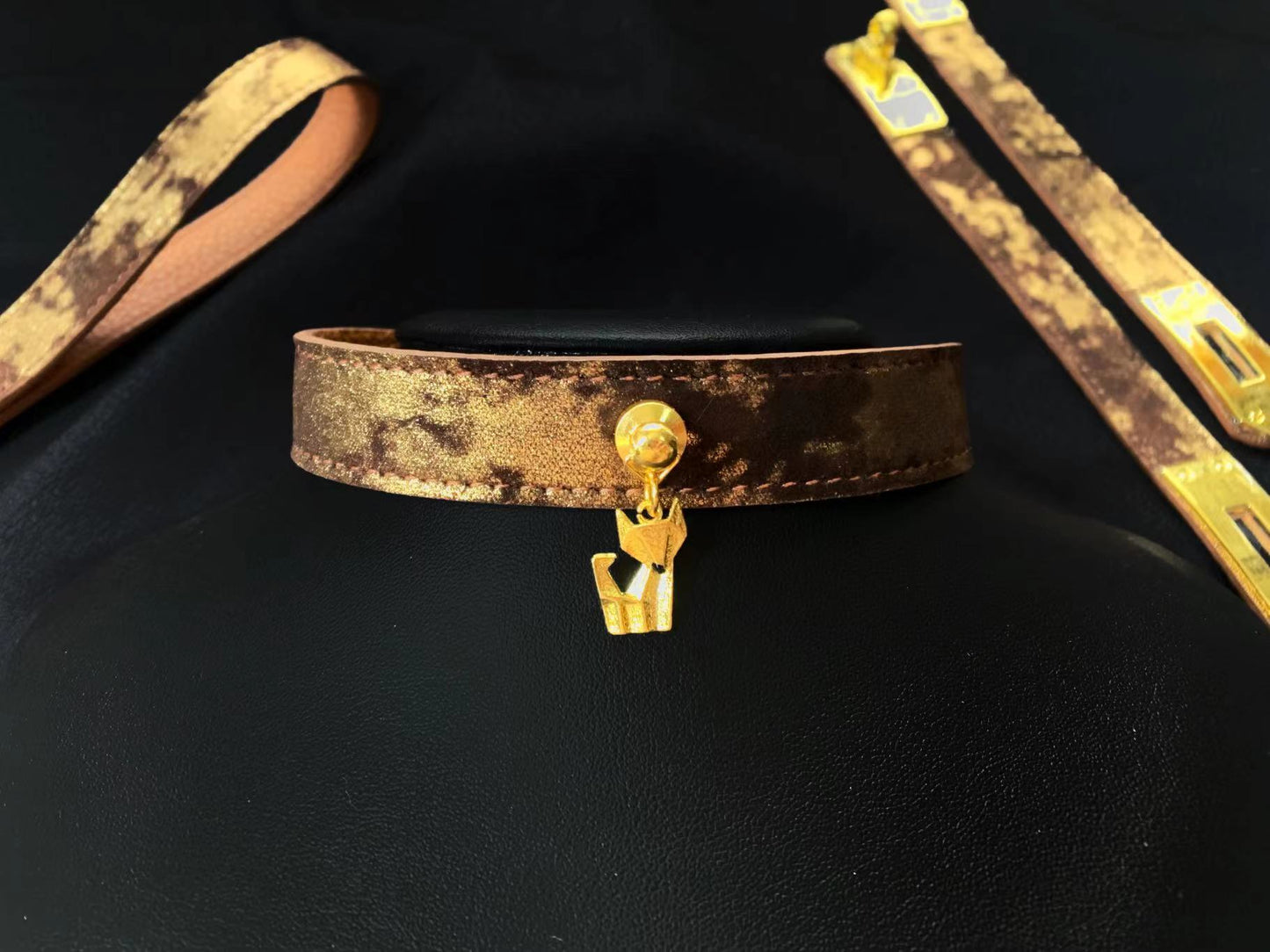 Leather Hand-made Collar [Fox]