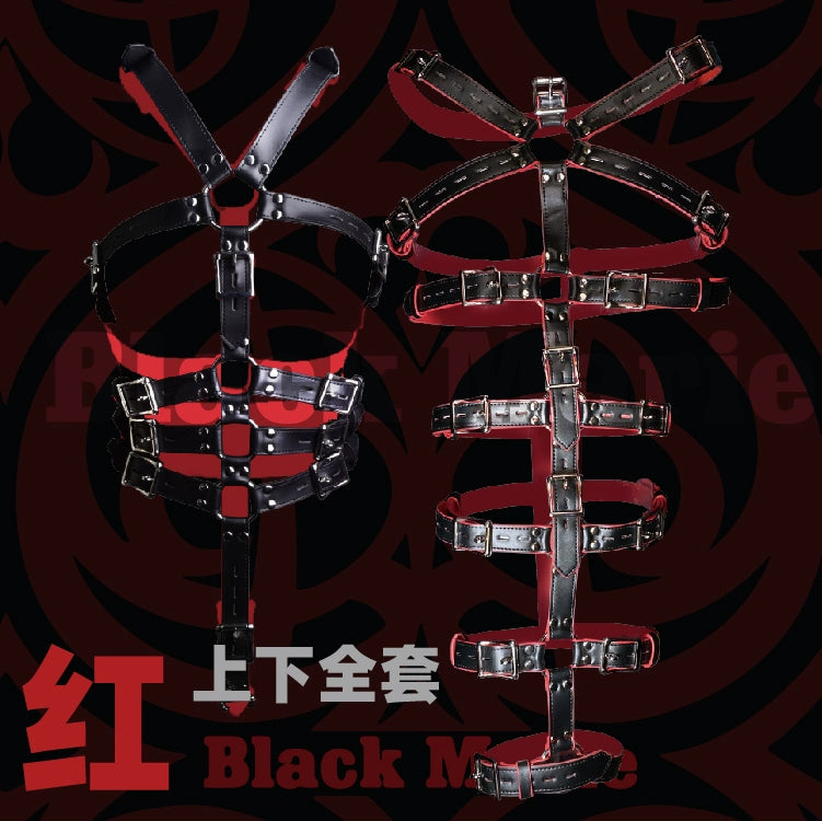 Whole Body Bondage PU Leather