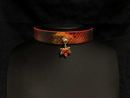 Python Skin Hand-made Collar [Maple]