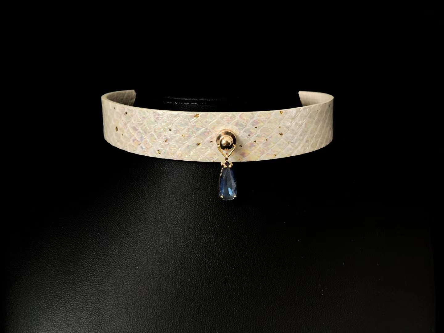 Python Skin Hand-made Collar [Cloud]