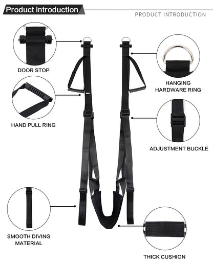 Upgraded Sex Swing BDSM Door Sexual Restraints Love Swing - Easy Setup