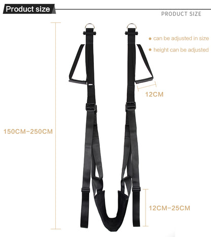 Upgraded Sex Swing BDSM Door Sexual Restraints Love Swing - Easy Setup